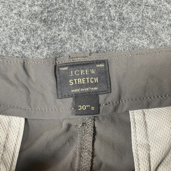 J Crew Shorts Mens 30 Gray Flat Front‎ Performance Stretch Golf Comfort Casual - Picture 2 of 11